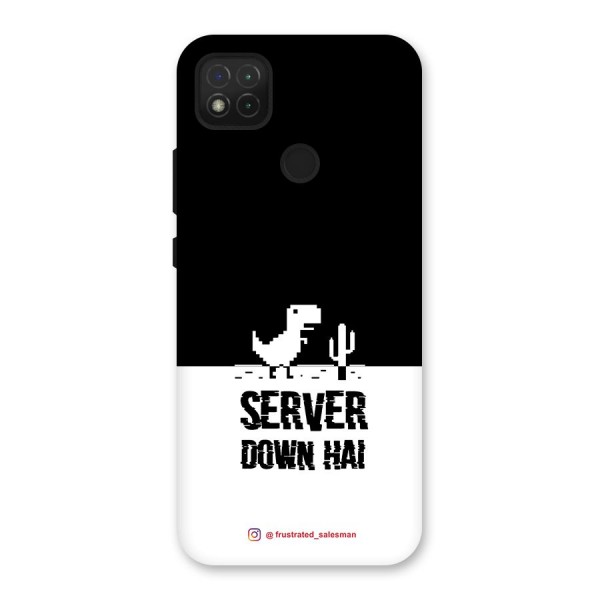 Server Down Hai Black Back Case for Redmi 9C