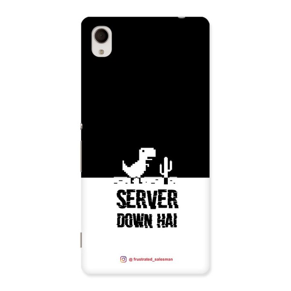 Server Down Hai Black Back Case for Xperia M4 Aqua