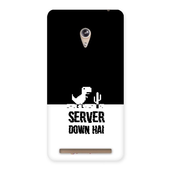 Server Down Hai Black Back Case for Zenfone 6