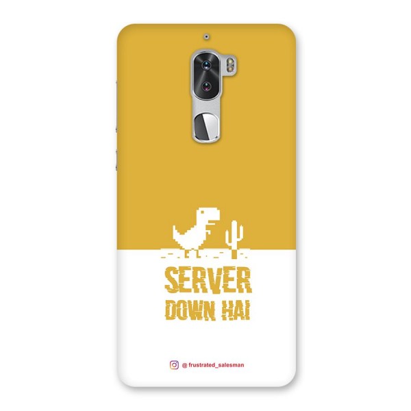 Server Down Hai Mustard Yellow Back Case for Coolpad Cool 1