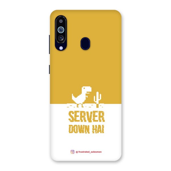 Server Down Hai Mustard Yellow Back Case for Galaxy A60