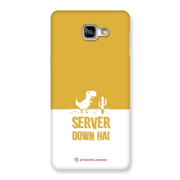 Server Down Hai Mustard Yellow Back Case for Galaxy A9