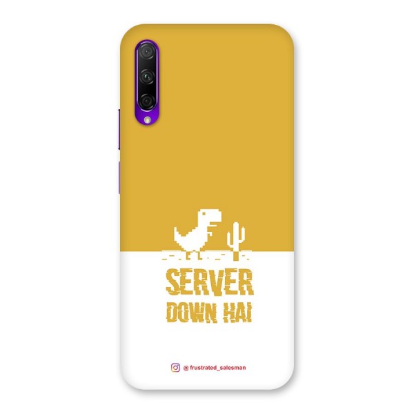 Server Down Hai Mustard Yellow Back Case for Honor 9X Pro
