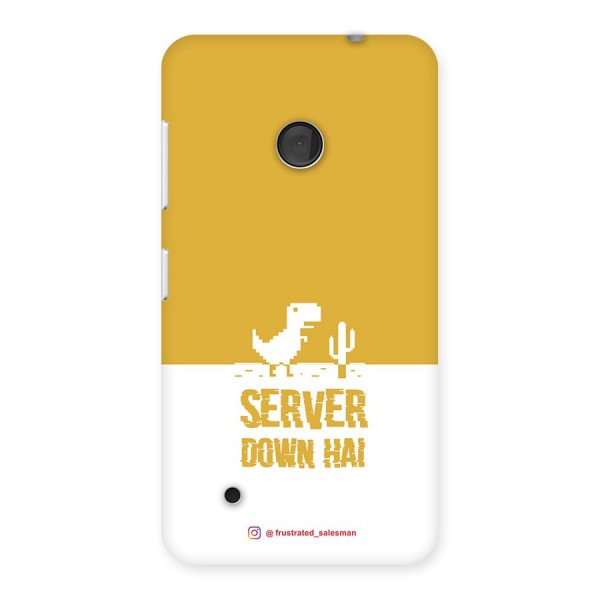 Server Down Hai Mustard Yellow Back Case for Lumia 530