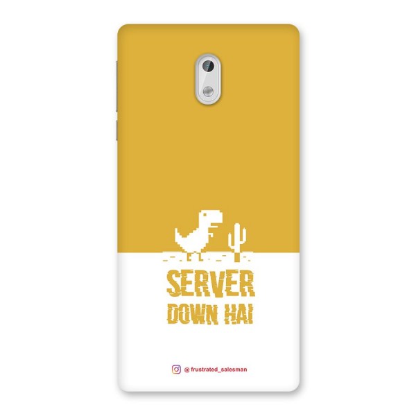 Server Down Hai Mustard Yellow Back Case for Nokia 3