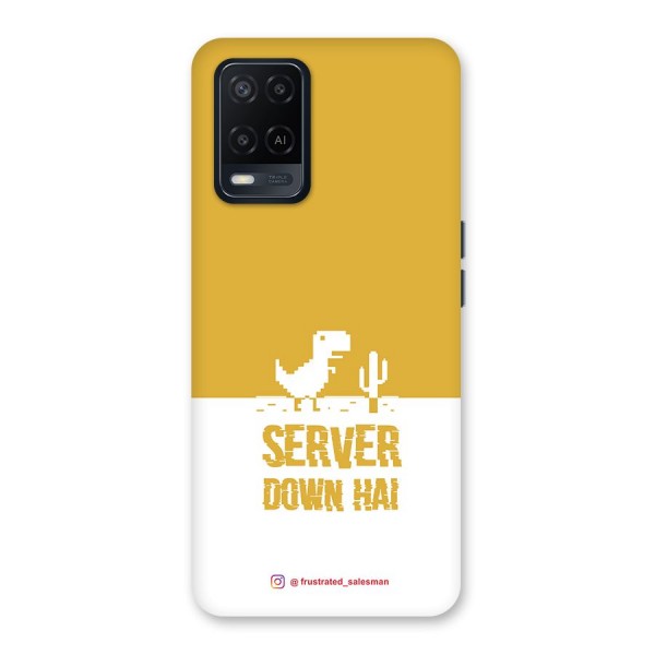 Server Down Hai Mustard Yellow Back Case for Oppo A54