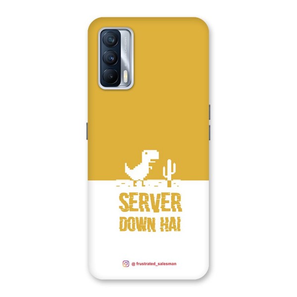 Server Down Hai Mustard Yellow Back Case for Realme X7