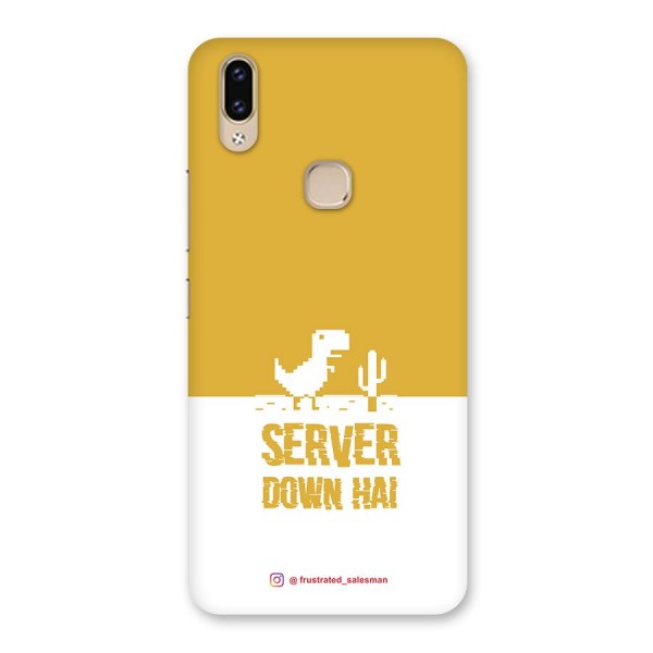 Server Down Hai Mustard Yellow Back Case for Vivo V9