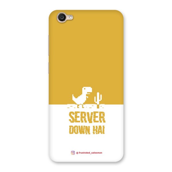 Server Down Hai Mustard Yellow Back Case for Vivo Y55s