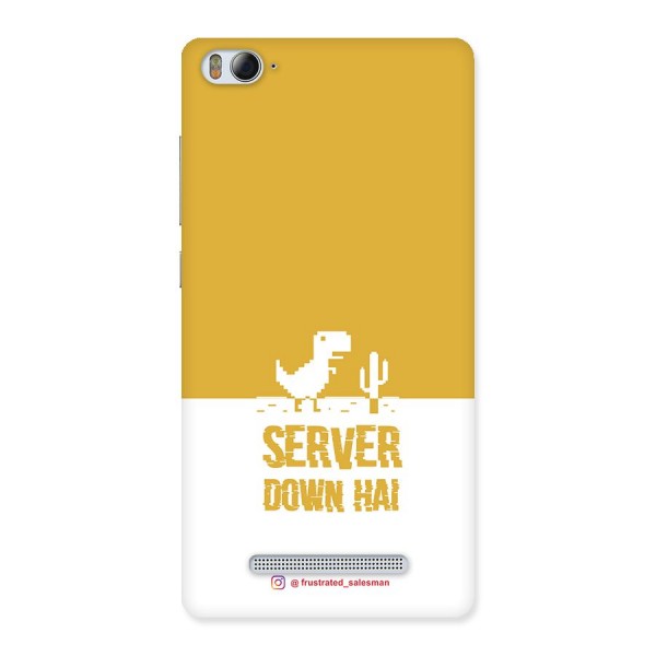 Server Down Hai Mustard Yellow Back Case for Xiaomi Mi4i