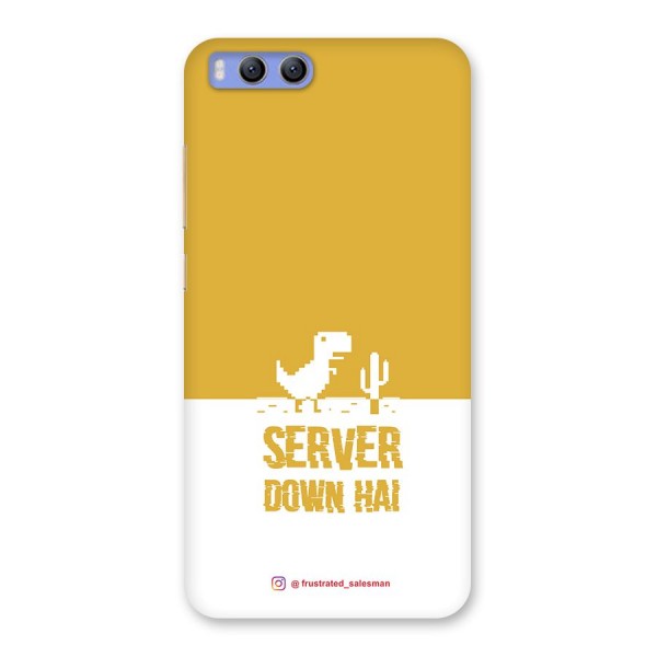 Server Down Hai Mustard Yellow Back Case for Xiaomi Mi 6