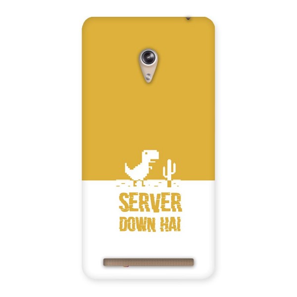 Server Down Hai Mustard Yellow Back Case for Zenfone 6