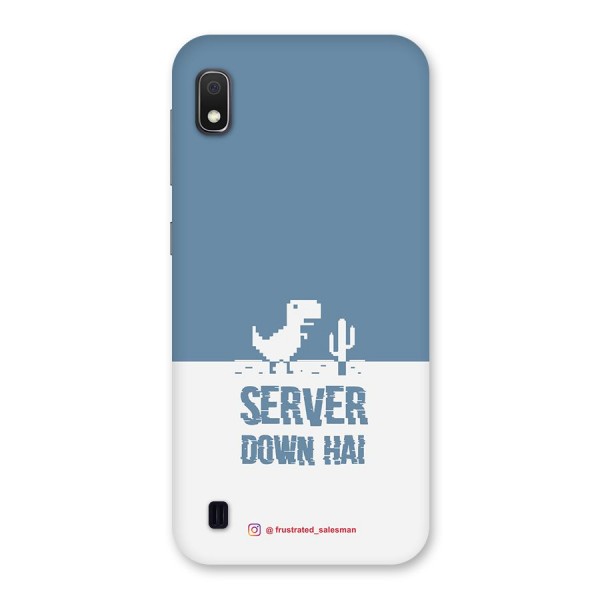 Server Down Hai SteelBlue Back Case for Galaxy A10