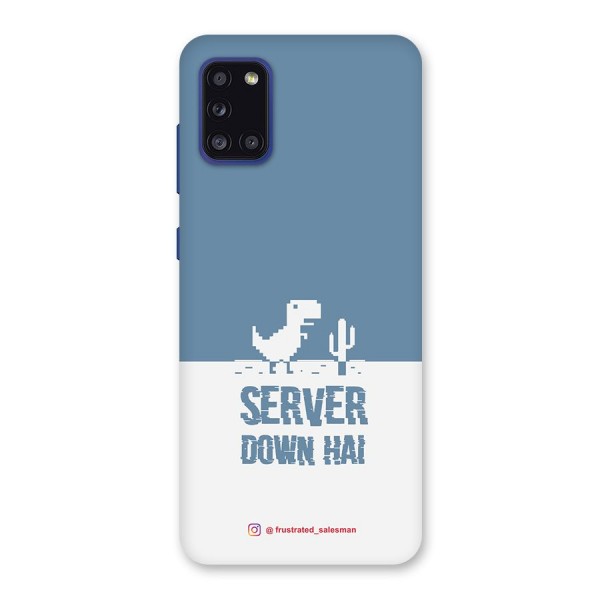 Server Down Hai SteelBlue Back Case for Galaxy A31