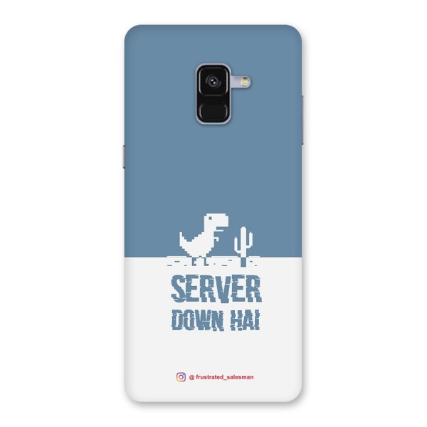 Server Down Hai SteelBlue Back Case for Galaxy A8 Plus