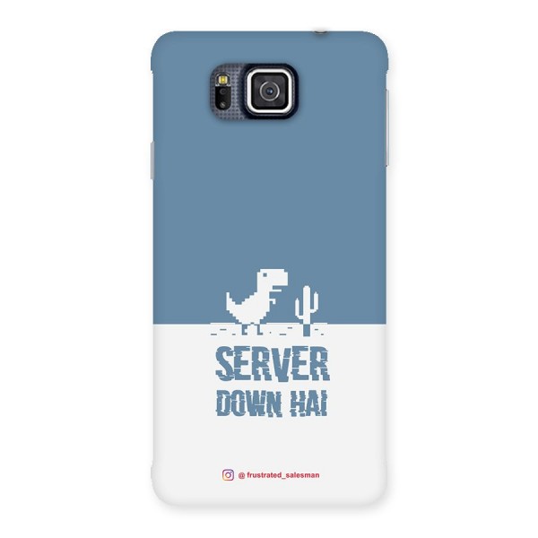 Server Down Hai SteelBlue Back Case for Galaxy Alpha