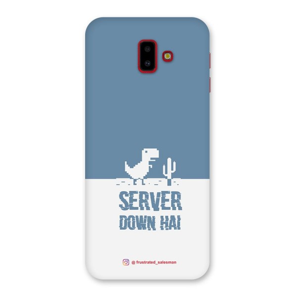 Server Down Hai SteelBlue Back Case for Galaxy J6 Plus