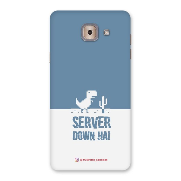 Server Down Hai SteelBlue Back Case for Galaxy J7 Max