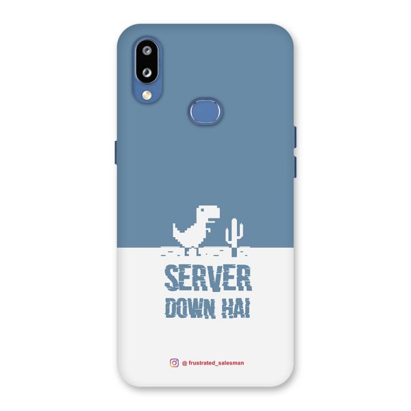 Server Down Hai SteelBlue Back Case for Galaxy M01s