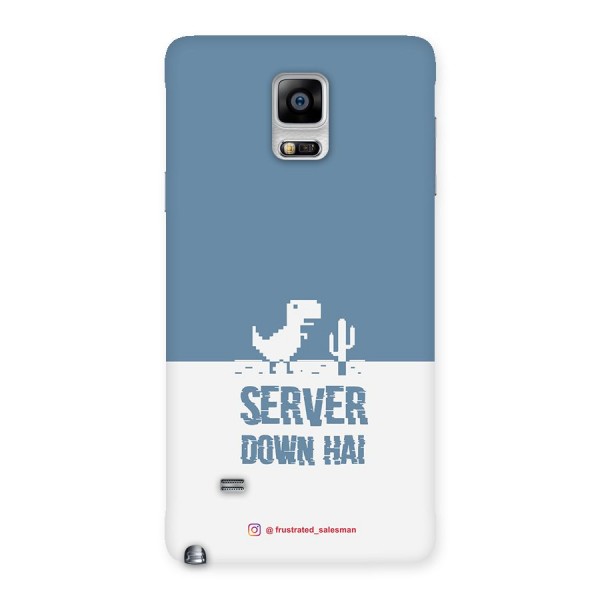 Server Down Hai SteelBlue Back Case for Galaxy Note 4