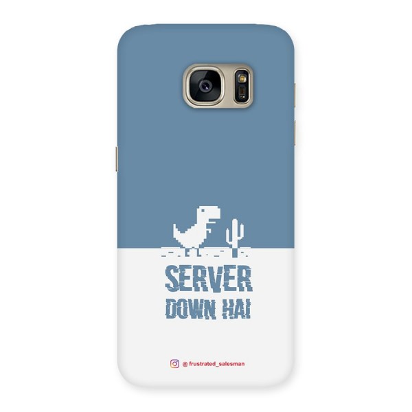 Server Down Hai SteelBlue Back Case for Galaxy S7