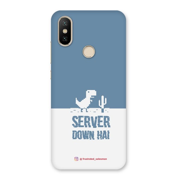 Server Down Hai SteelBlue Back Case for Mi A2