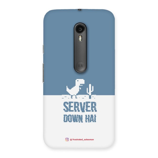 Server Down Hai SteelBlue Back Case for Moto G3