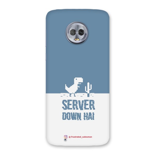 Server Down Hai SteelBlue Back Case for Moto G6