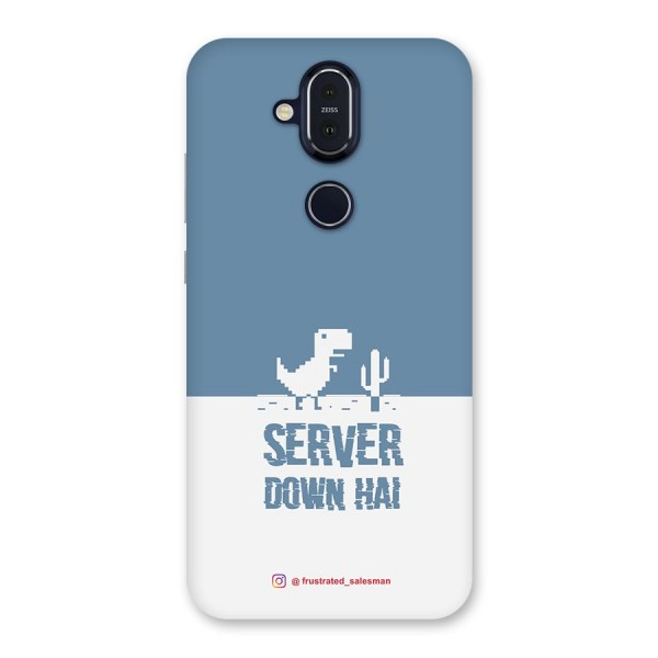 Server Down Hai SteelBlue Back Case for Nokia 8.1