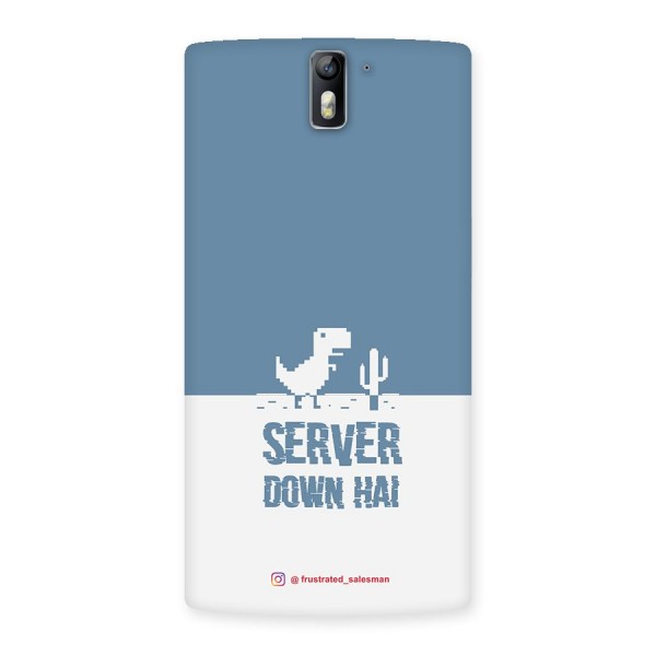 Server Down Hai SteelBlue Back Case for One Plus One