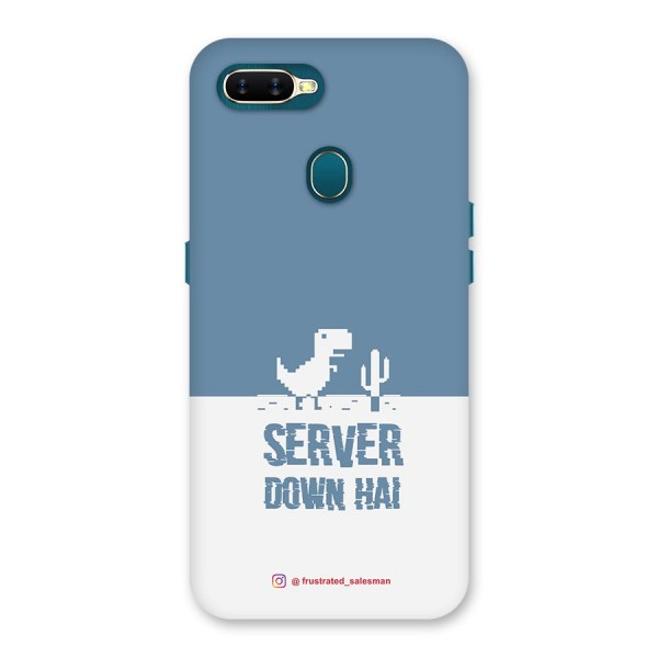 Server Down Hai SteelBlue Back Case for Oppo A12