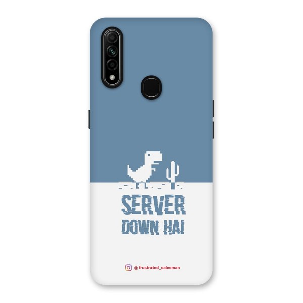 Server Down Hai SteelBlue Back Case for Oppo A31