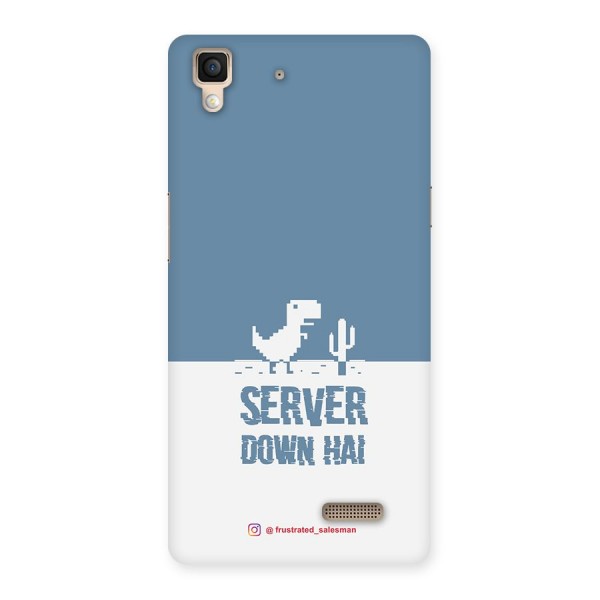 Server Down Hai SteelBlue Back Case for Oppo R7