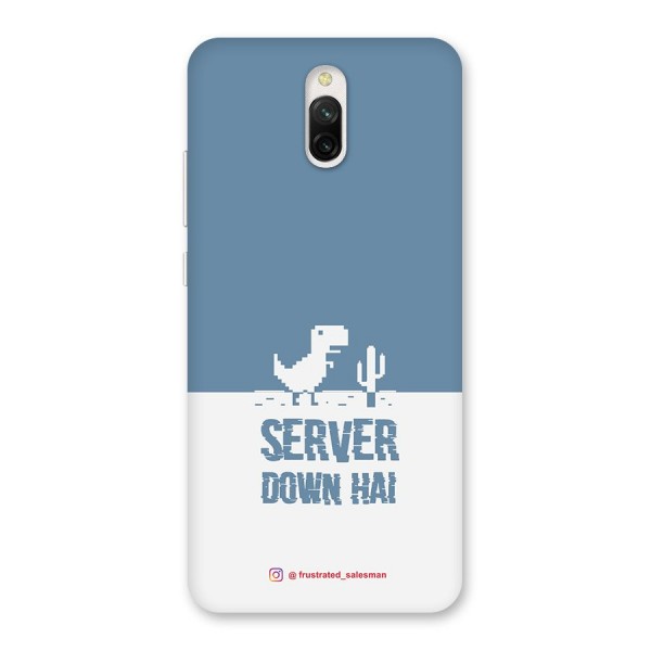 Server Down Hai SteelBlue Back Case for Redmi 8A Dual