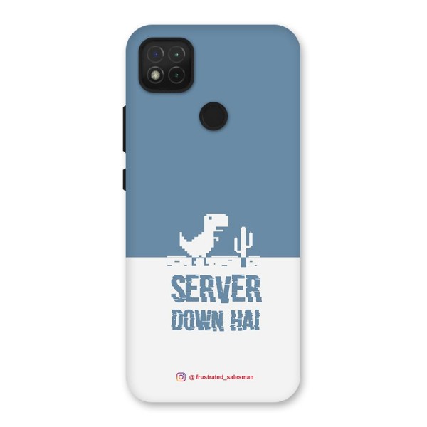 Server Down Hai SteelBlue Back Case for Redmi 9C