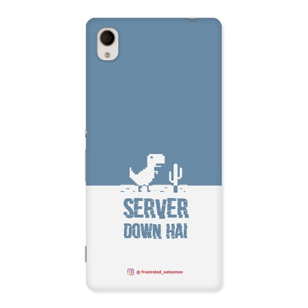 Server Down Hai SteelBlue Back Case for Sony Xperia M4