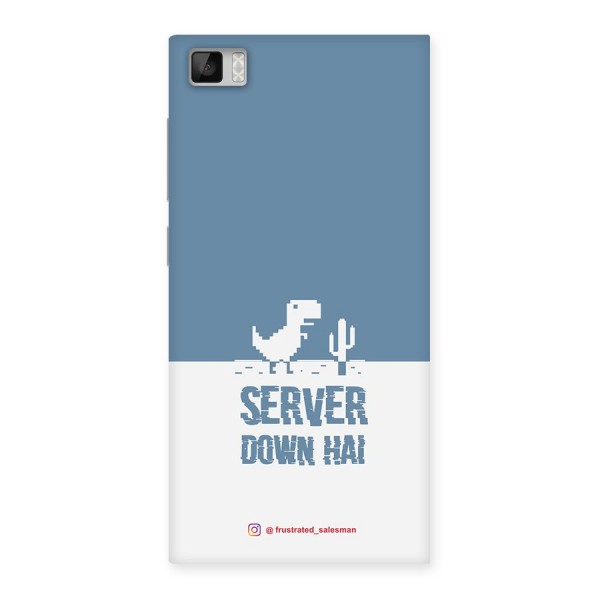 Server Down Hai SteelBlue Back Case for Xiaomi Mi3