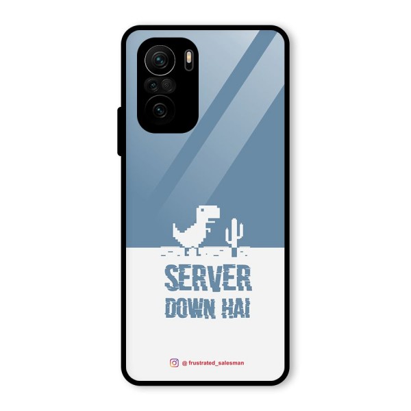 Server Down Hai SteelBlue Glass Back Case for Mi 11x