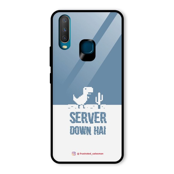 Server Down Hai SteelBlue Glass Back Case for Vivo Y15