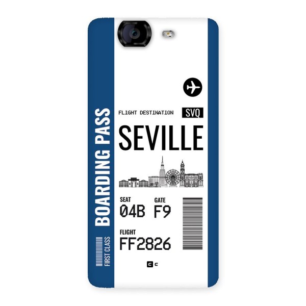 Seville Boarding Pass Back Case for Canvas Knight A350