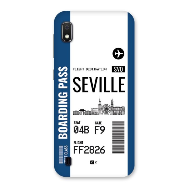 Seville Boarding Pass Back Case for Galaxy A10