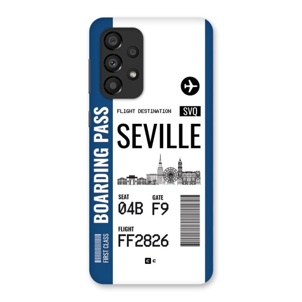 Seville Boarding Pass Back Case for Galaxy A33 5G