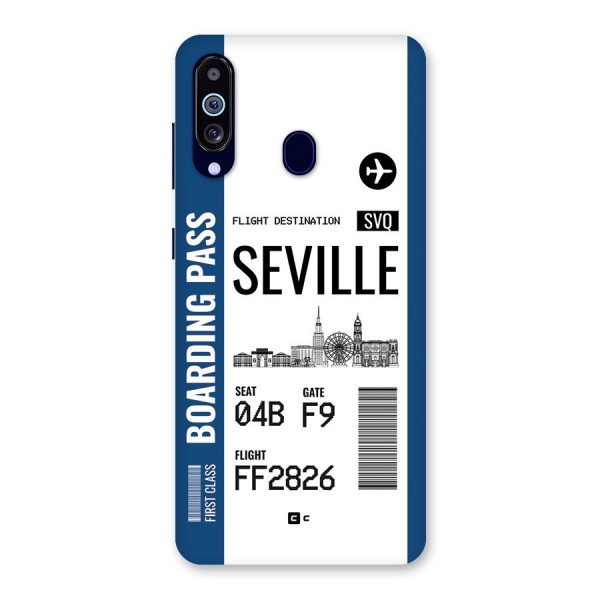 Seville Boarding Pass Back Case for Galaxy A60