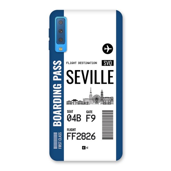 Seville Boarding Pass Back Case for Galaxy A7 (2018)