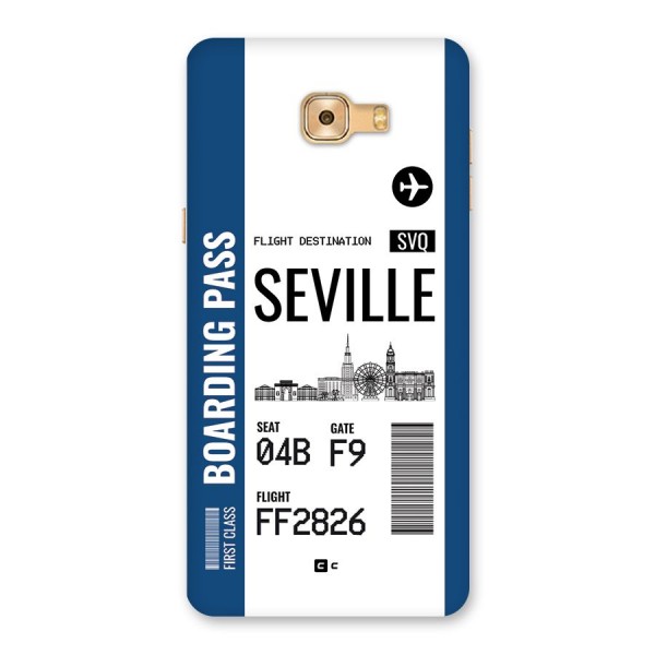 Seville Boarding Pass Back Case for Galaxy C9 Pro