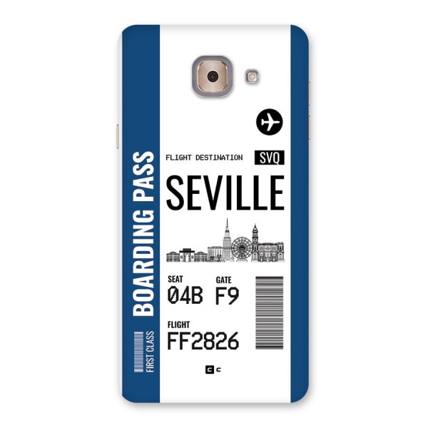 Seville Boarding Pass Back Case for Galaxy J7 Max