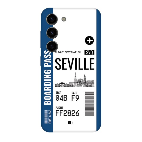 Seville Boarding Pass Back Case for Galaxy S23