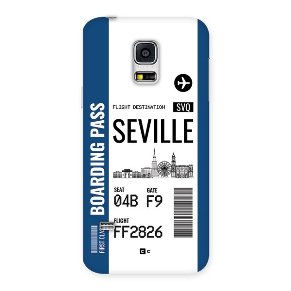 Seville Boarding Pass Back Case for Galaxy S5 Mini