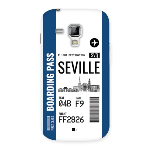 Seville Boarding Pass Back Case for Galaxy S Duos