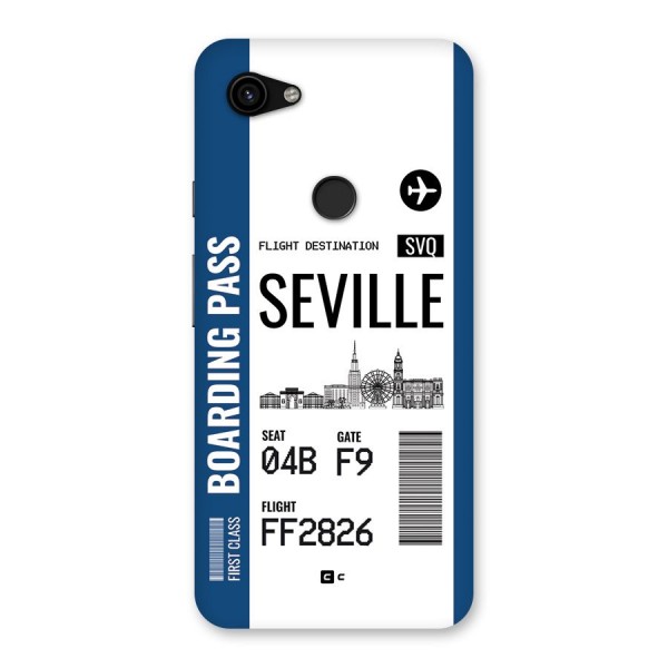 Seville Boarding Pass Back Case for Google Pixel 3a XL